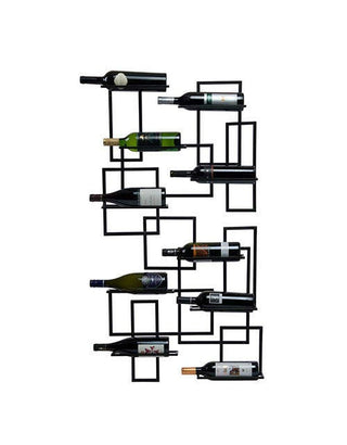 Mid Century Wine Rack Wall Mounted