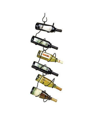 Black Climbing Tendril Wine Rack