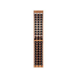 3 Column - 60 Bottle 7ft Wine Rack Kit with Display