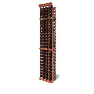 4 Column - 96 Bottle 8ft Wine Rack Kit