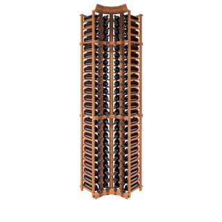 Curved Corner - 96 Bottle 8ft Wine Rack Kit