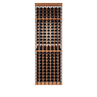 7 Column - 161 Bottle 8ft Wine Rack Kit with Display