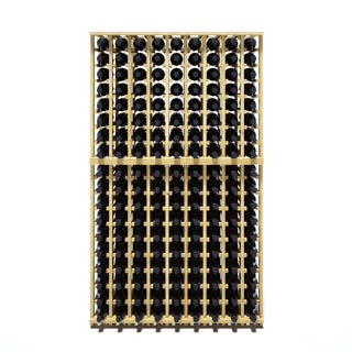 9 Column Pine Wine Rack Kit