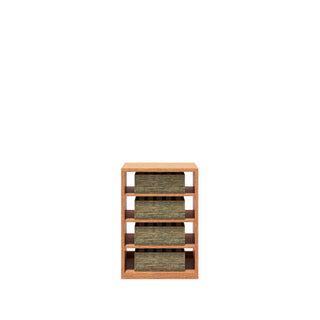 Wood Case Bin Base Wine Rack