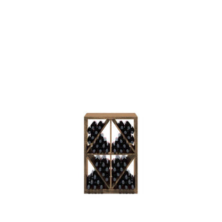 Divided Diamond Base Wine Rack