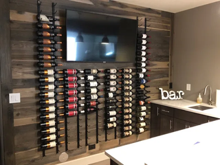 Versatile VintageView Wine Wall Display
