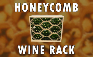 Honeycomb Wine Rack