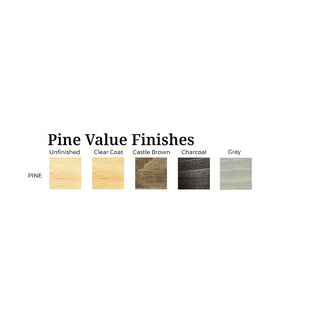 6 Column Pine Wine Rack Kit