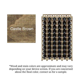 6 Column Pine Wine Rack Kit