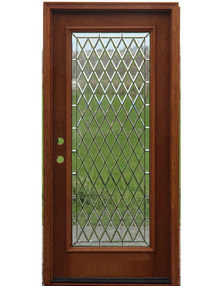 Beveled Glass Door