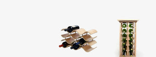 Wood Tabletop Wine Racks