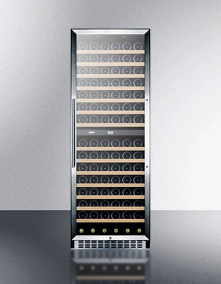 Summit 160 Bottle Dual Zone Wine Cooler