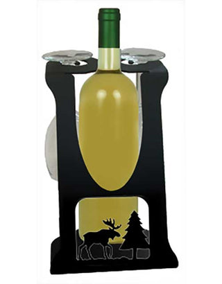 Moose Wine Holder - 2 Glasses