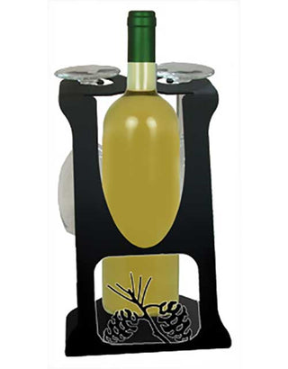 Pine Cone Wine Holder - 2 Glasses