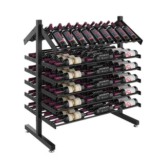Evolution 108 Bottle Presentation Island Display Rack